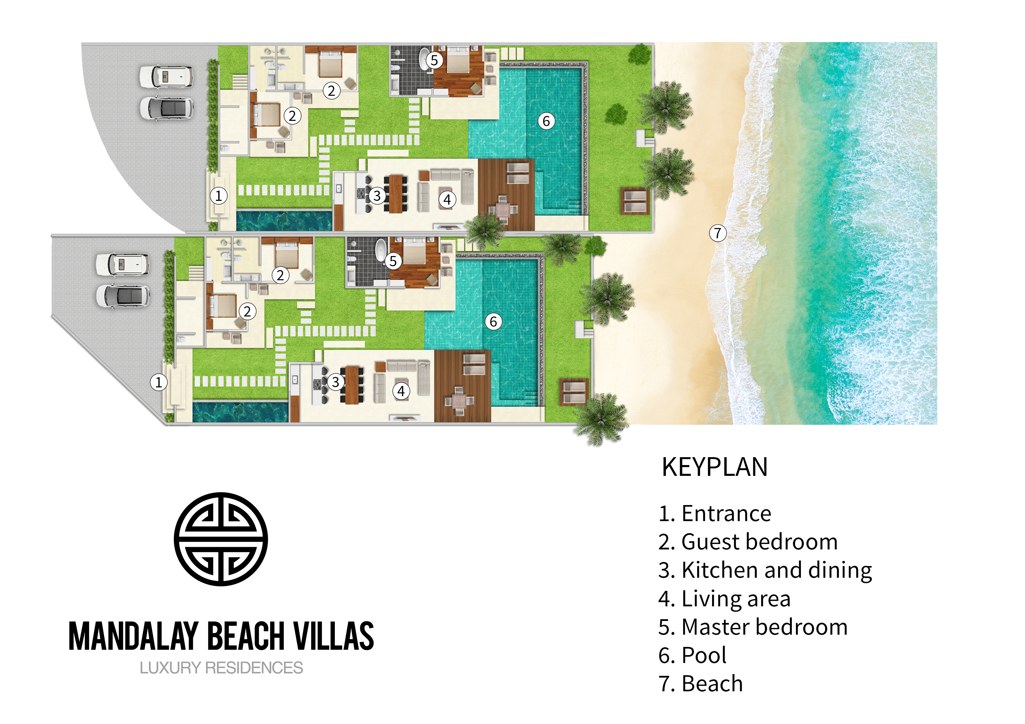 Mandalay Beach Villas - Floorplan